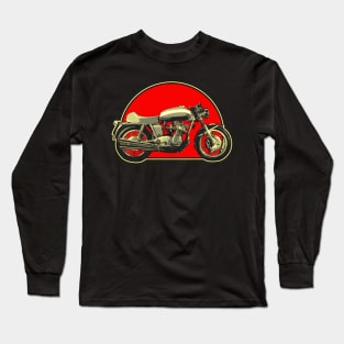 1971 MV Agusta 750S Retro Red Circle Motorcycle Long Sleeve T-Shirt